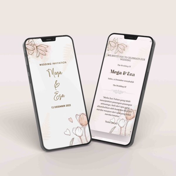 Undangan Website - Paket Premium Soft Pink