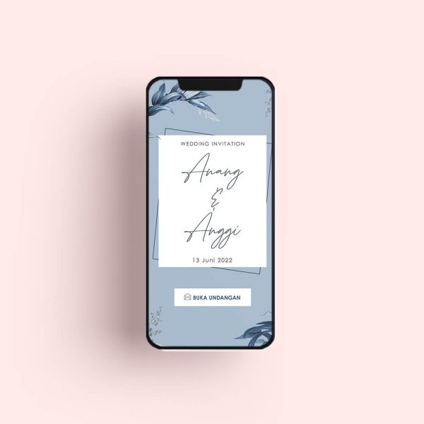 Undangan Website - Paket Exclusive Biru