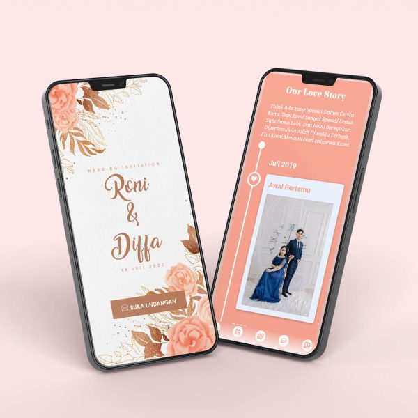 Undangan Website - Paket Exclusive Orange