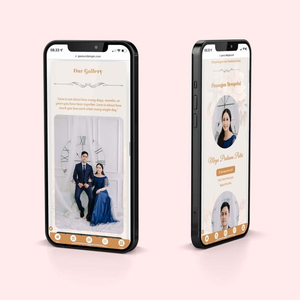 Katalog contoh undangan digital exclusive caramel - Gawe Undangan (2)