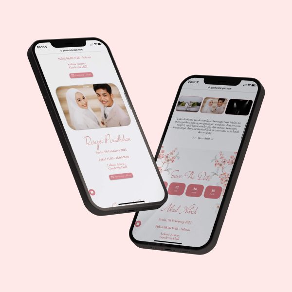 Undangan Website - Paket Exclusive Sakura 01