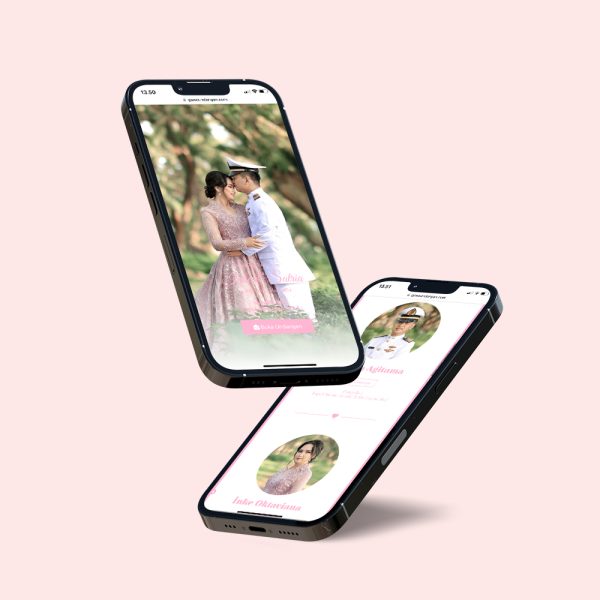 Undangan Website - Paket Basic Pink